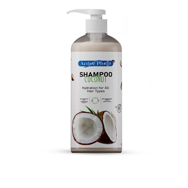 שמפו שיער אקטיב ACTIVE PLUS SHAMPOO COCONUT 1L