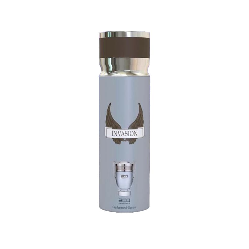 ספריי דאודורנט אקו לגברים ACO INVASION SPRAY 200 ML