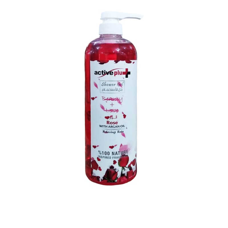 شور جسم اكتيف بلس ACTIVE PLUS ROSE SHOWER 1100ML
