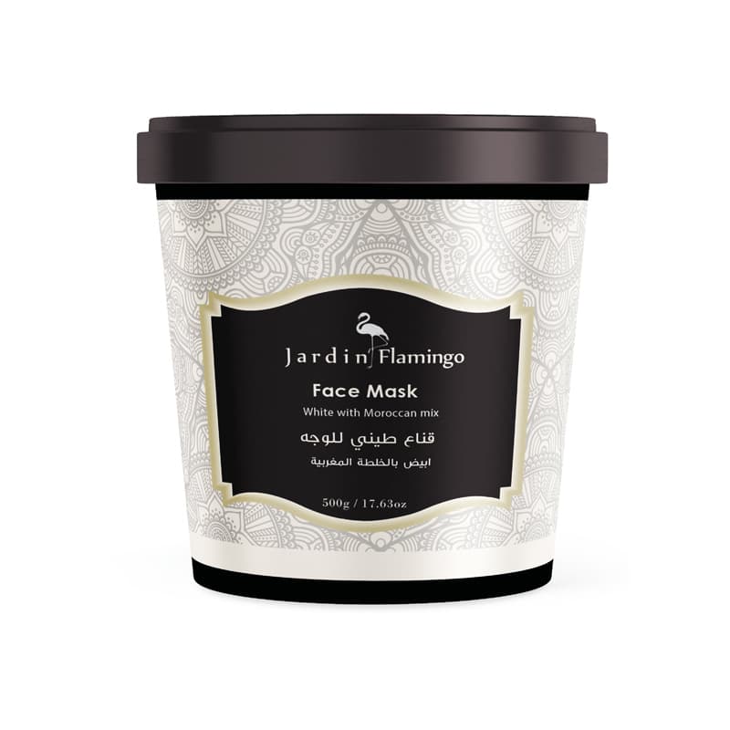قناع طيني جاردن JARDIN FLAMINGO WHITE 500 G