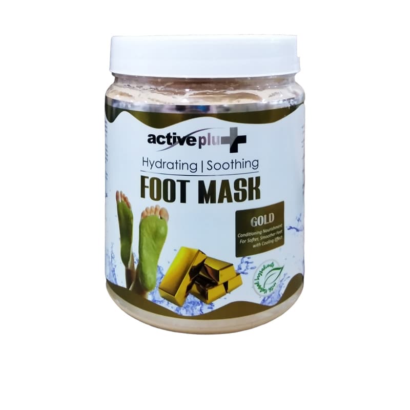 מסכה רגליים אקטיב ACTIVE PLUS FOOT MUSK GOLD 1 K
