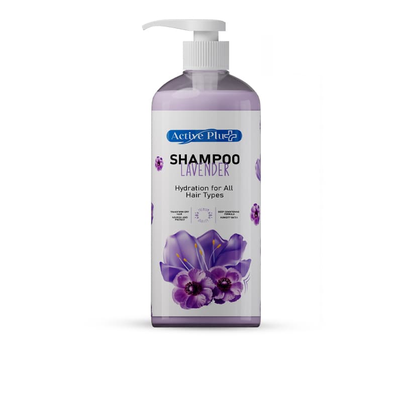 שמפו שיער אקטיב ACTIVE PLUS SHAMPOO LAVENDER 1L