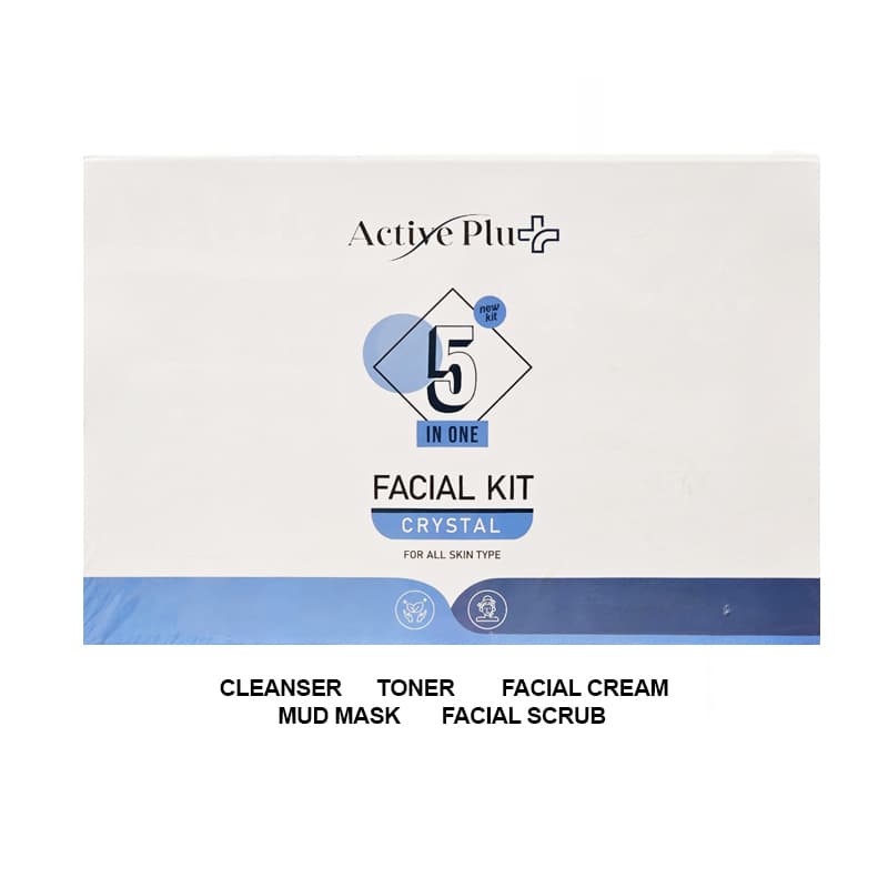 חבילה אקטיב ACTIVE PLUS FACIAL KIT CRYSTAL 5PCS