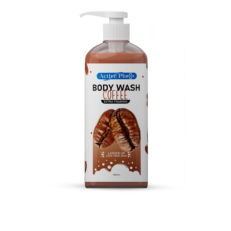 شور جسم اكتيف ACTIVE PLUS BODY WASH COFFEE 1L