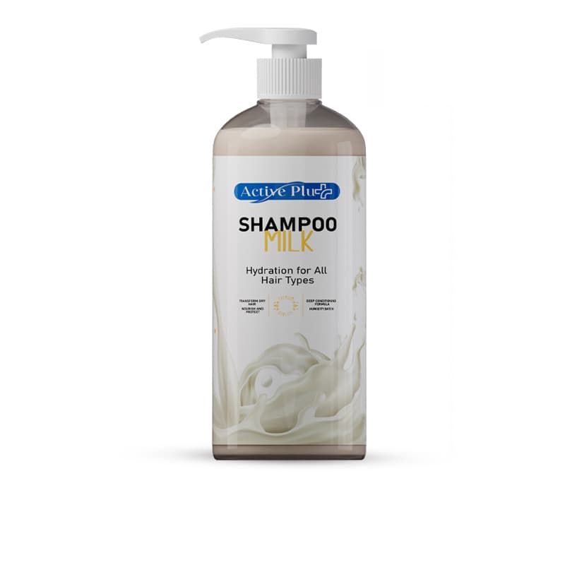 שמפו שיער אקטיב ACTIVE PLUS SHAMPOO MILK 1L