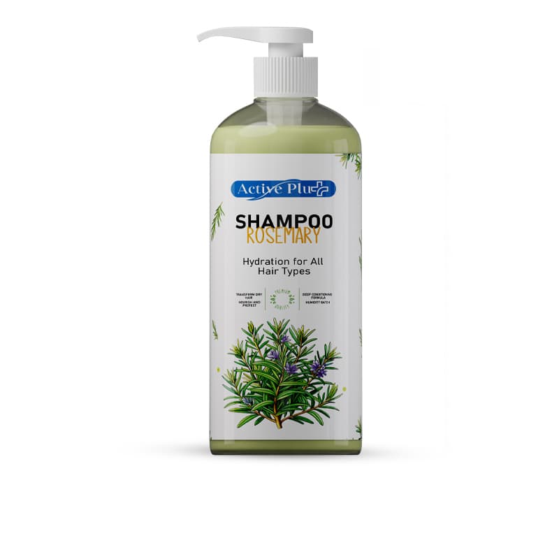 שמפו שיער אקטיב ACTIVE PLUS SHAMPOO ROSEMARY 1L