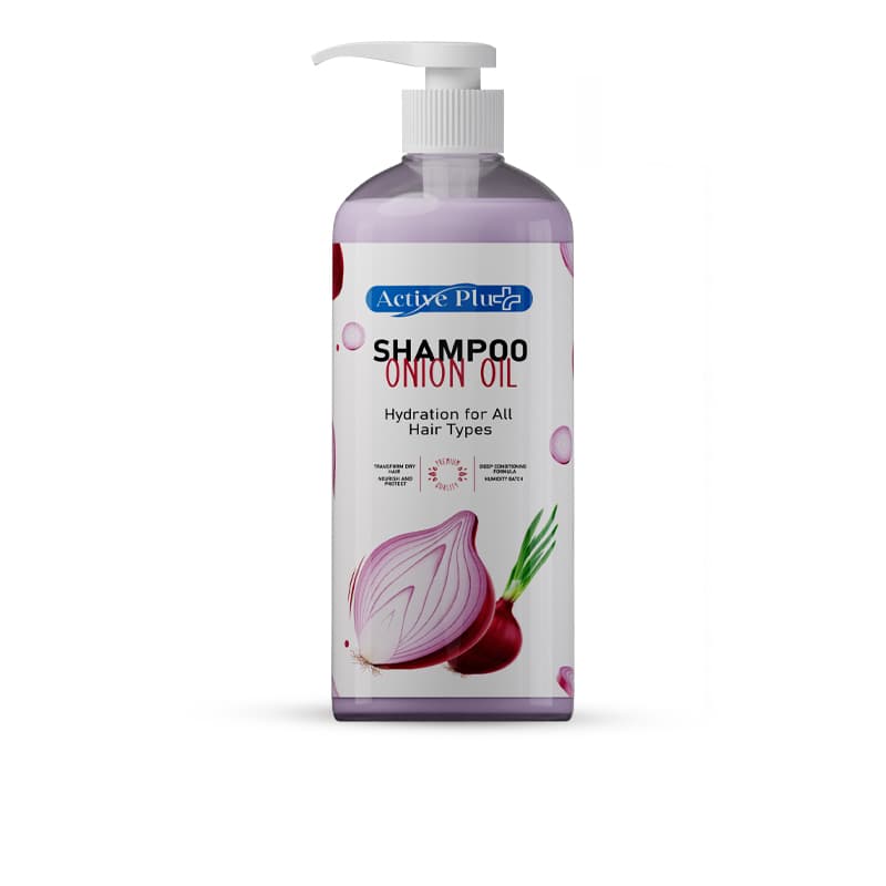 שמפו שיער אקטיב ACTIVE PLUS SHAMPOO ONION OIL 1L
