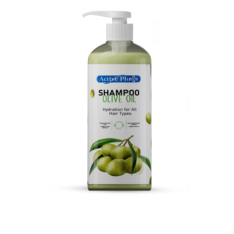 שמפו שיער אקטיב ACTIVE PLUS SHAMPOO OLIVE OIL 1L