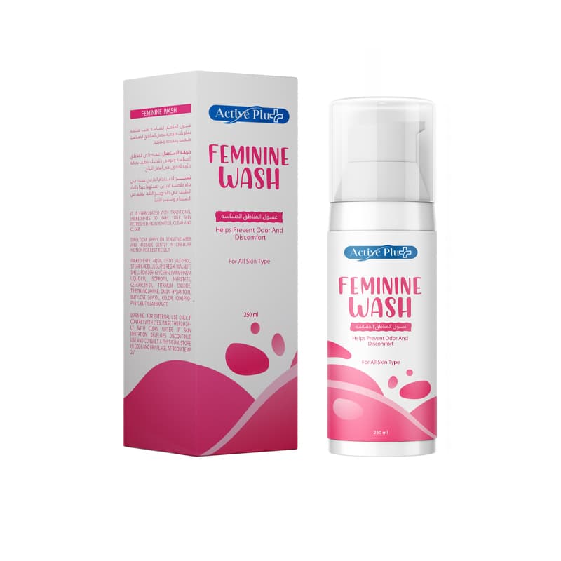 غسول مناطق حساسة اكتيف ACTIVE PLUS FEMININE 250ML