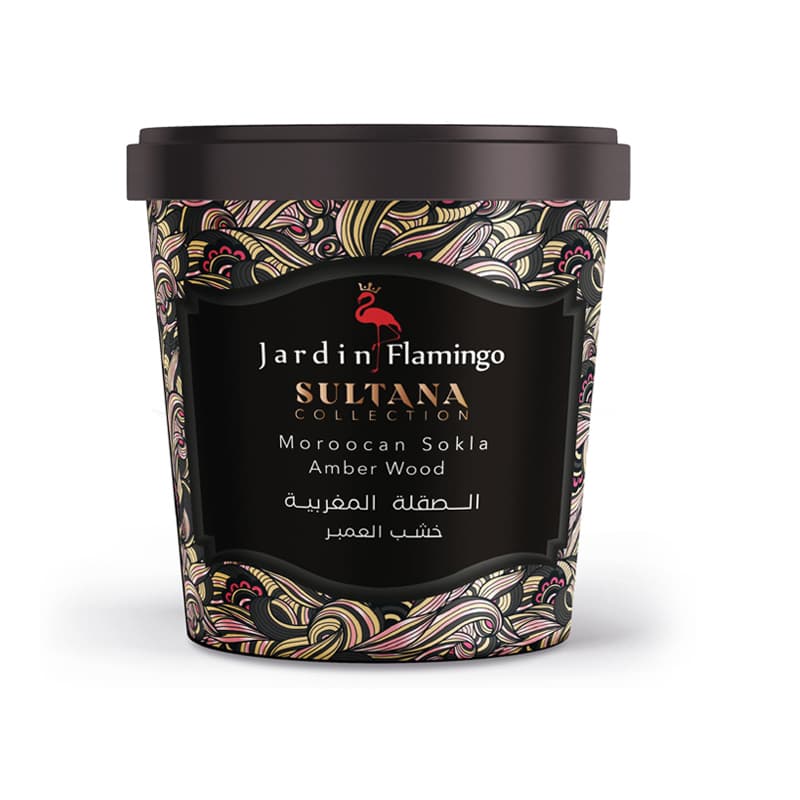 صقلة مغربية جاردن JARDIN FLAMINGO AMBER WOOD 600 G