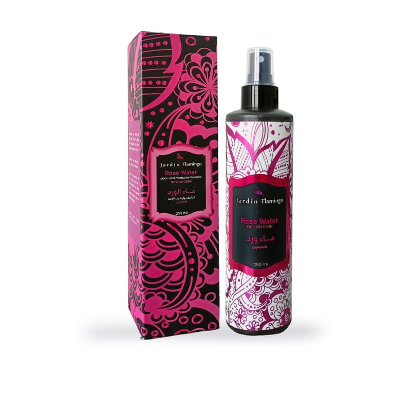 מי ורדים ג'רדן תרסיס JARDIN FLAMINGO GLYCERIN 250ML