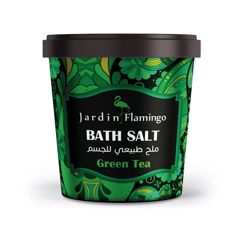 מלח ג'רדן לגוף JARDIN FLAMINGO GREEN TEA SALT 1K