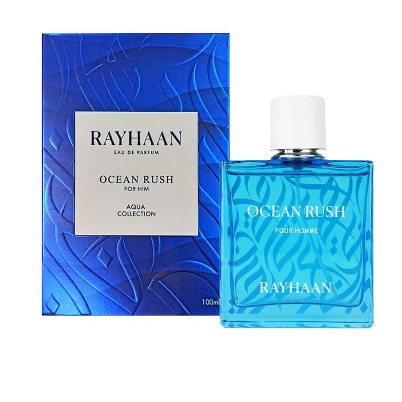 عطر ريحان رجالي RAYHAAN OCEAN RUSH EDP 100ML
