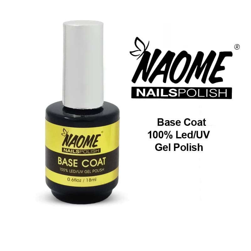 לק נעומי בייס קוט NAOME BASE COAT GEL POLISH18ML