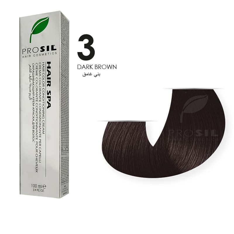 צבע שיער פרוסל חום כהה NO 3