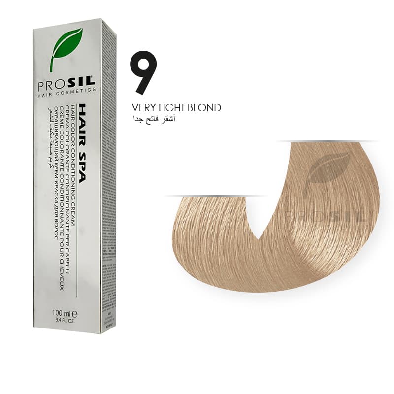 צבע שיער פרוסל בלונד בהיר جدا NO 9
