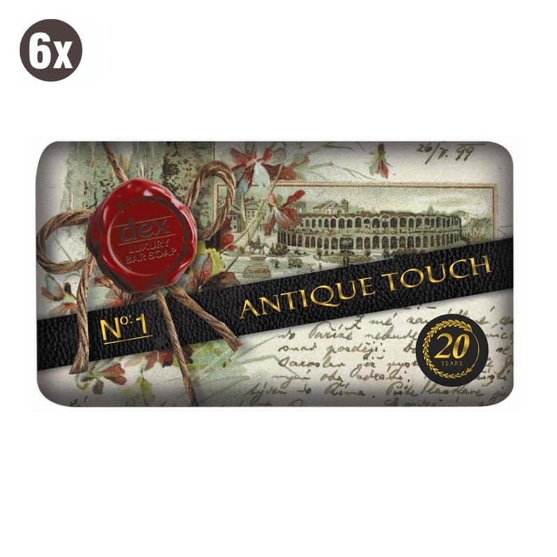 סבון אבן דקס DEX ANTIQUE TOUCH SOAP 6 PCS