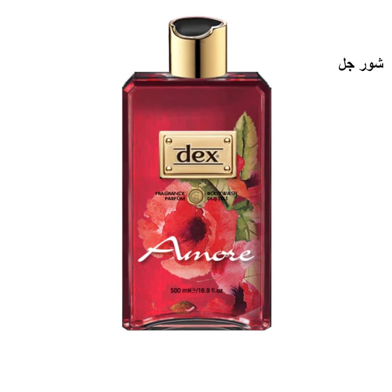 شور جل ديكس ورد DEX AMORE ROSE 500 ML