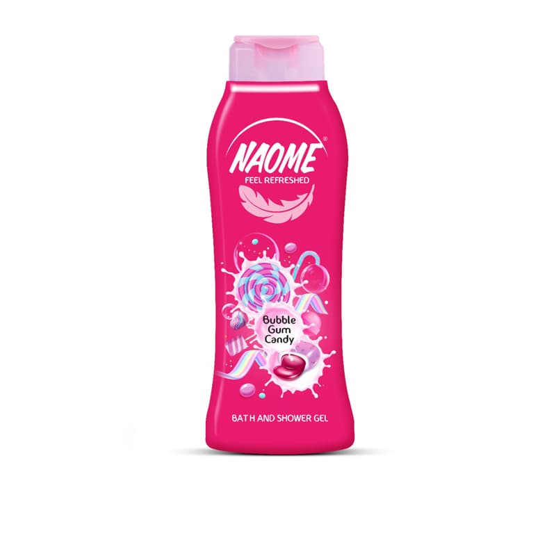 شور نعومي علكة NAOME BUBBLE GUM SHOWER 750ML