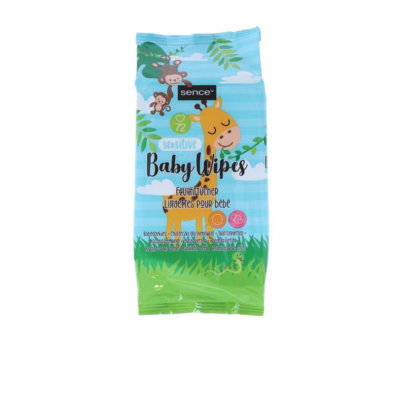 מגבונים ילדים סנס SENCE BABY WIPES 72 PCS