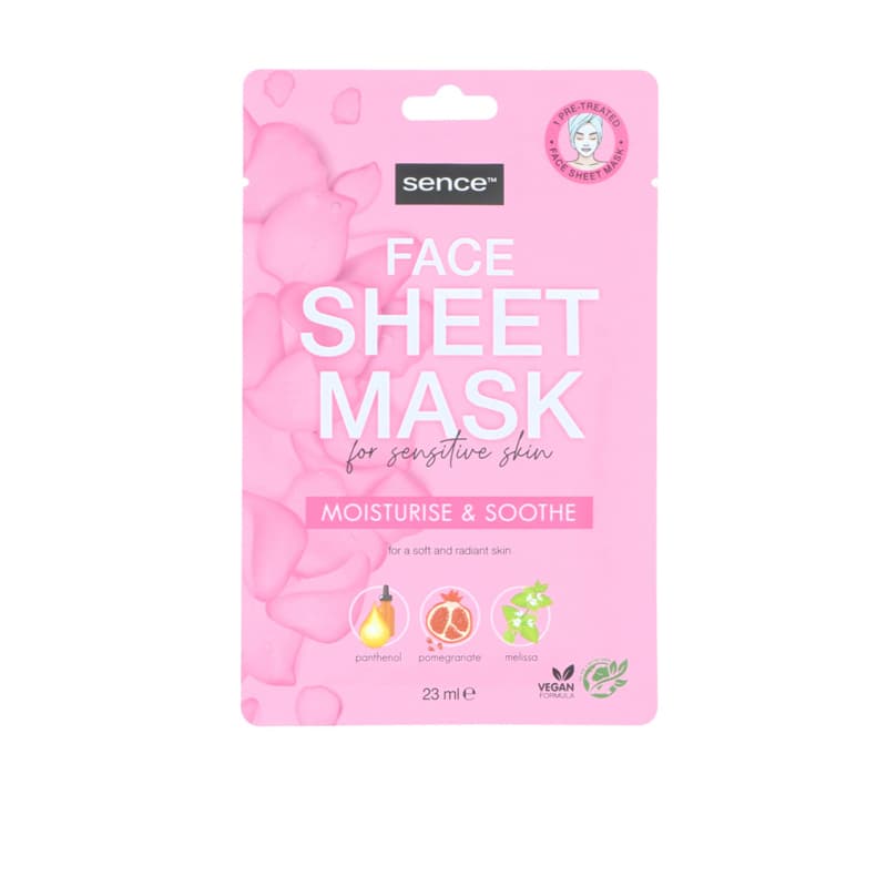 מסכה בד סנס SENCE FACIAL MASK SENSITIVE 23 ML