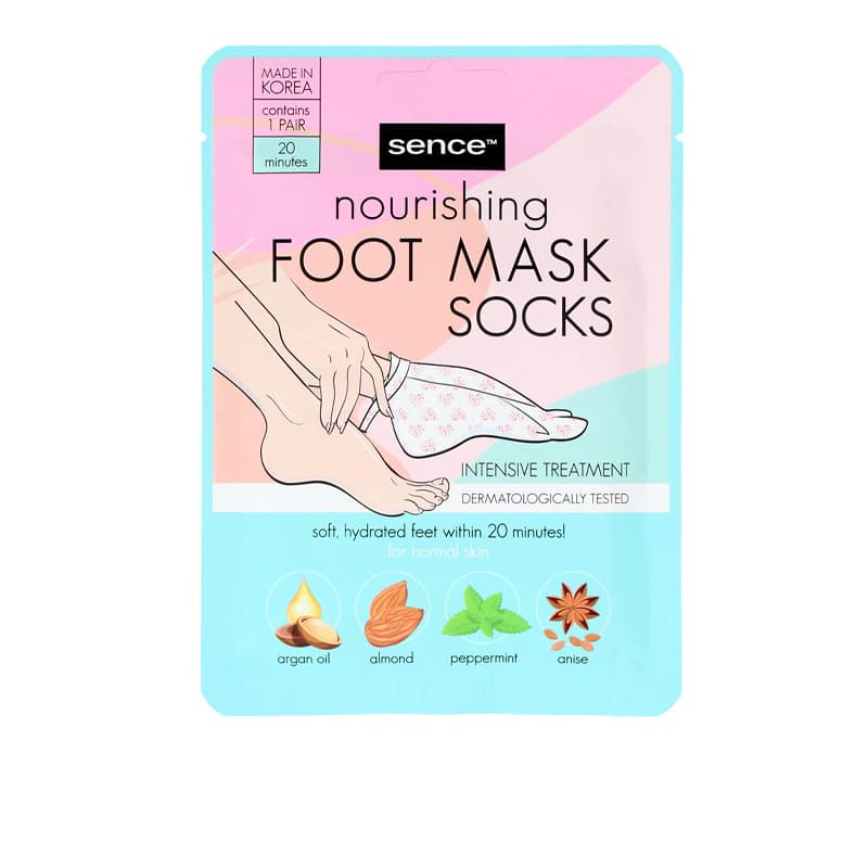 מסכה רגליים סנס SENCE FOOT NUORISHING MASK 18GR