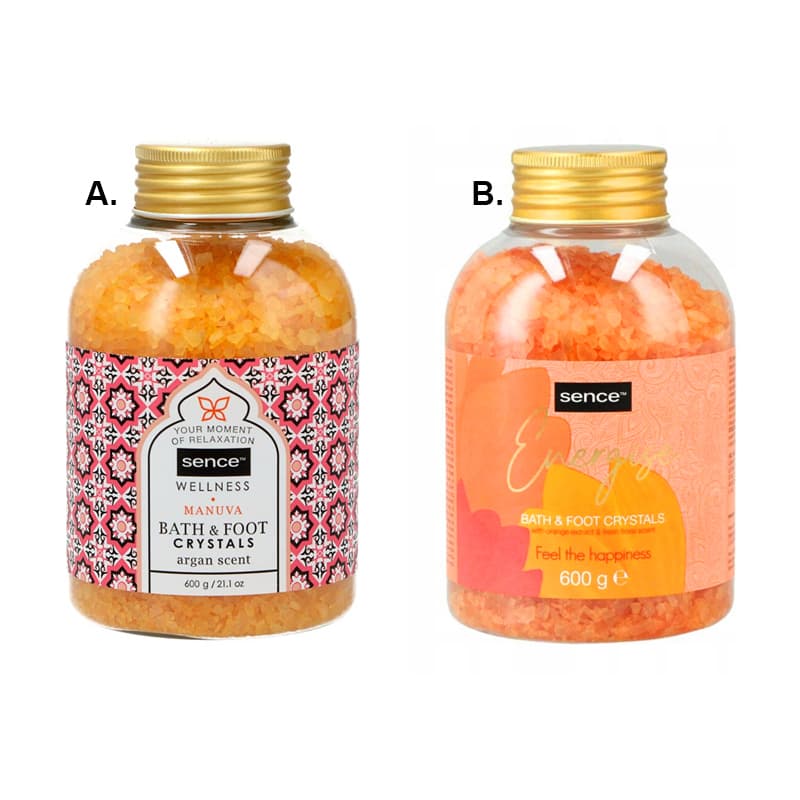 מלח סנס לאמבטיה SENCE MANUVA BATH &FOOT 600GR
