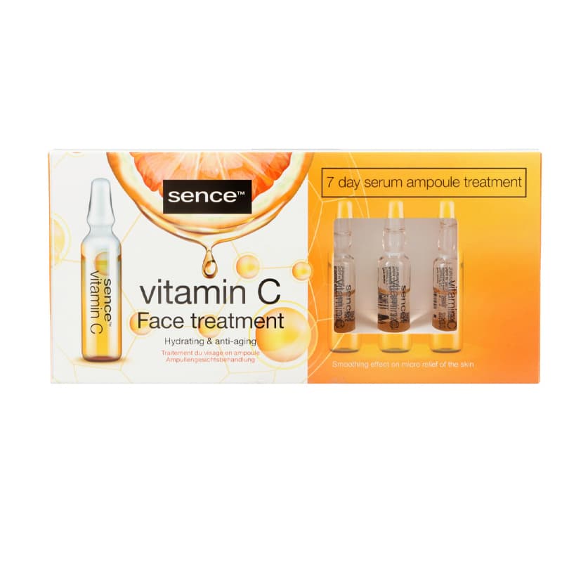 אמפולות פנים סנס SENCE AMPOULES FACE VIT C 7*2ML