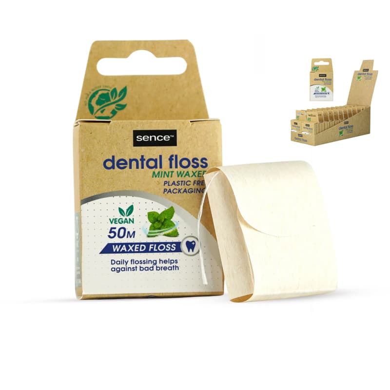 خيط اسنان سينس SECE DENTAL FLOSS FRESH MINT 24PCS