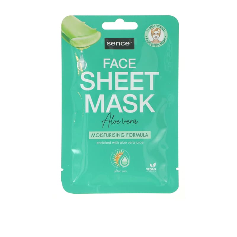 מסכה בד סנס SENCE FACIAL MASK ALOE VERA 23 ML