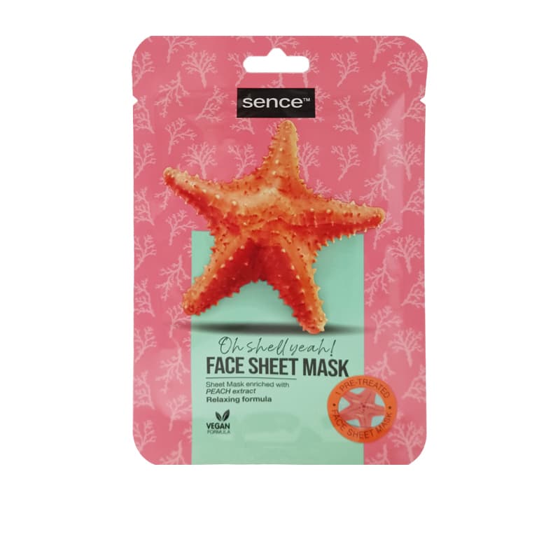 SENCE PEACH EXTRACT FACE MASK 23G