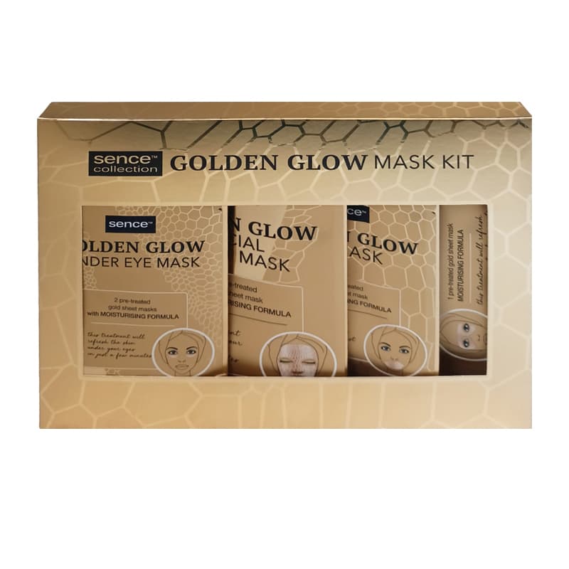 סט מסכה סנס SENCE GOLD MASK KIT 4 PCS