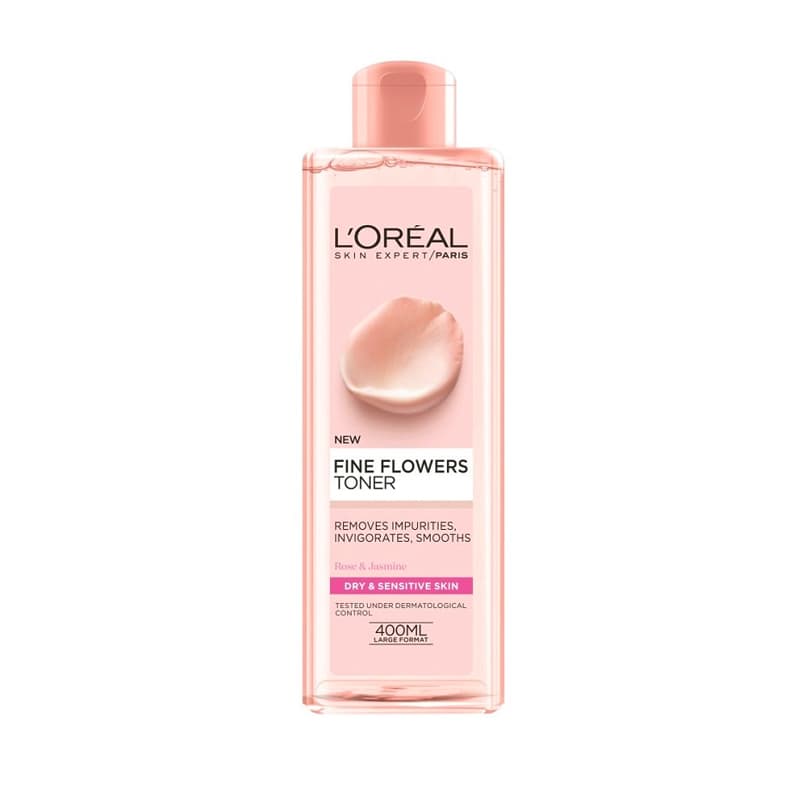 טוניק לוריאל ורוד لبشرة جافة LOREAL FLOWERS 400 ML