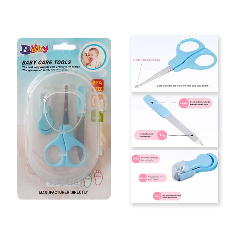 סט מספריים وقصاصة לילדים BBY CARE TOOLS A5-10