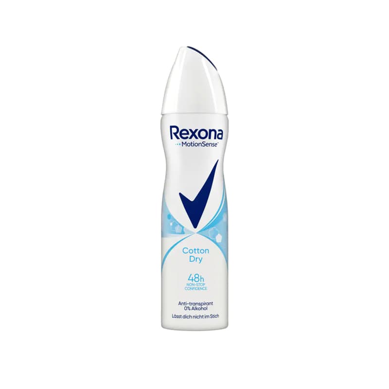 ספריי רקסונה REXONA COTTO DRY SPRAY 150 ML