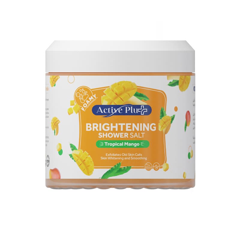 פילינג מלח אקטיב ACTIVE PLUS SALT MANGO 600ML