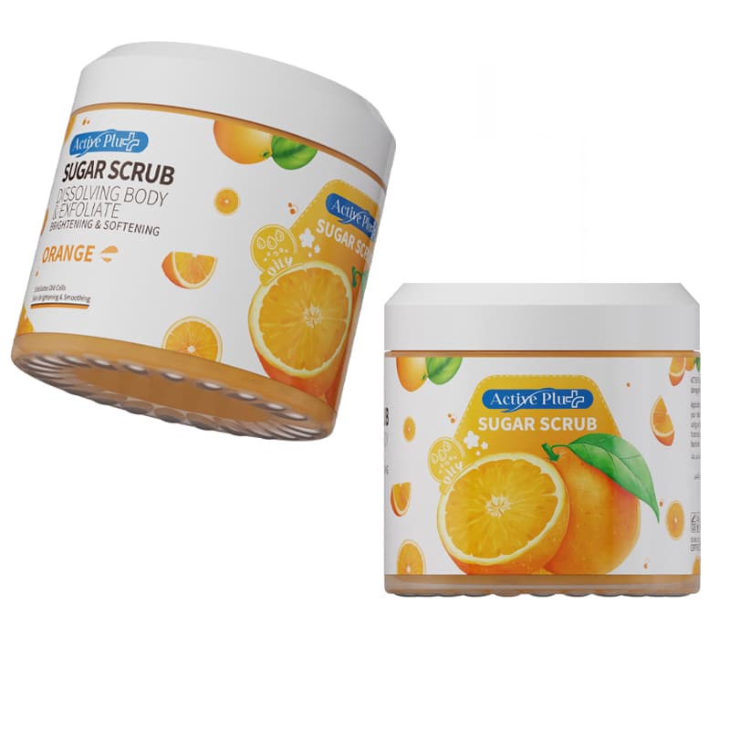 פילינג סוכר אקטיב פלוס ACTIVEPLUS SCRUB ORANGE 600ML