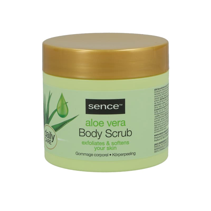 פילינג גוף סנס SENCE ALOE VERA BODY SCRUB 490GR