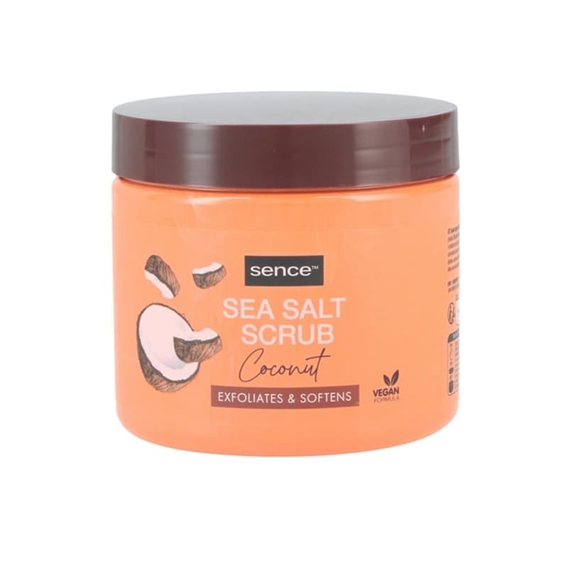 פילינג גוף סנס SENCE SALT COCONUT BODY SCRUB 500GR